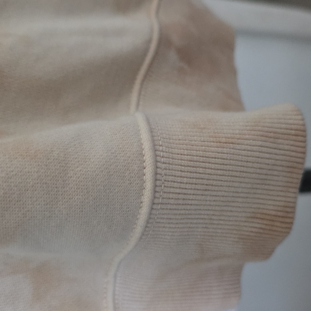 Unisex Cream Hoodie Sweater SIZE S/M - Picture 9 of 10